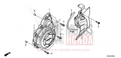 COUVERCLE DE GENERATEUR C.A. CMX500AH de 2017
